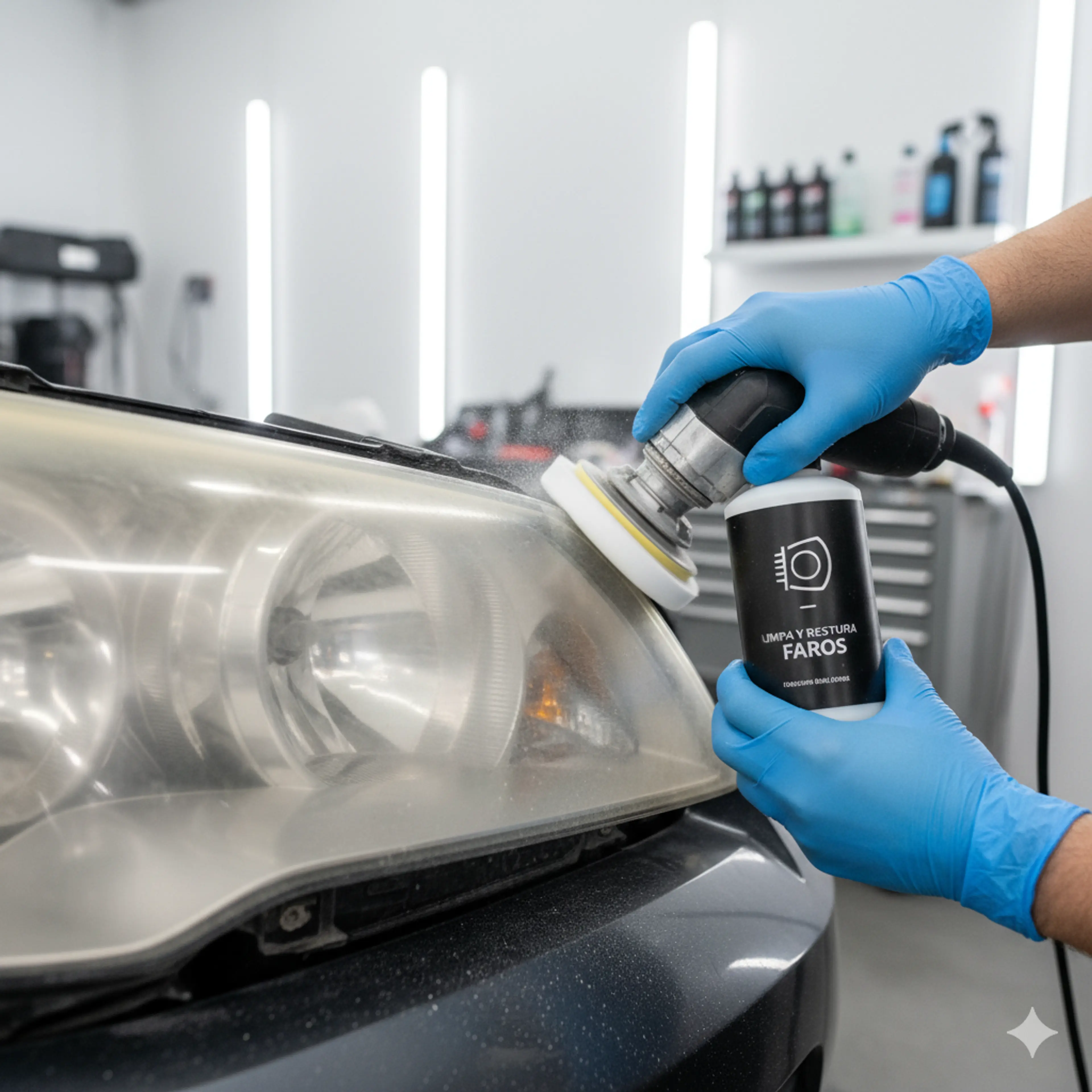 Limpia y restaura faros