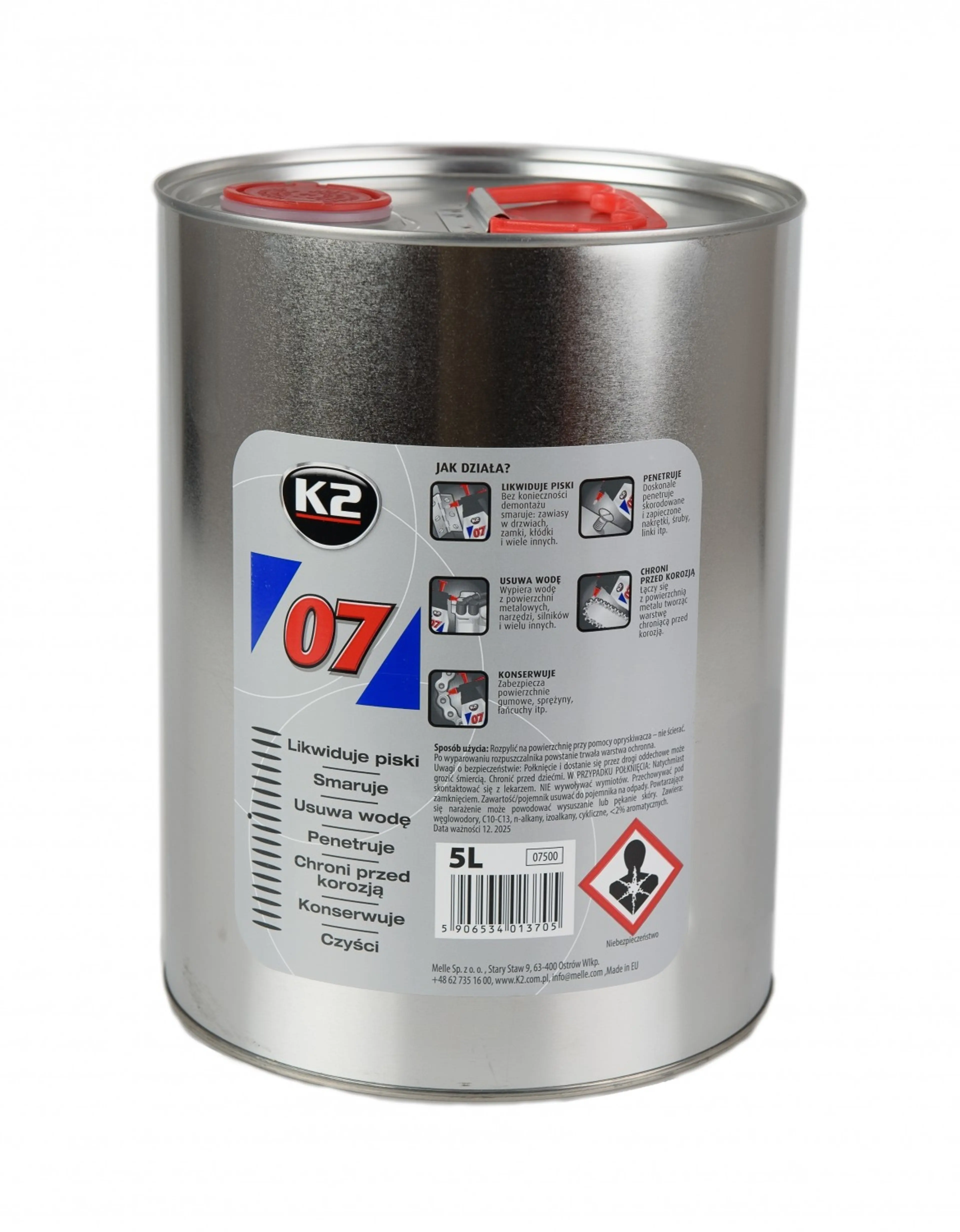 K2 07 LUBRICANTE MULTIUSOS 5L