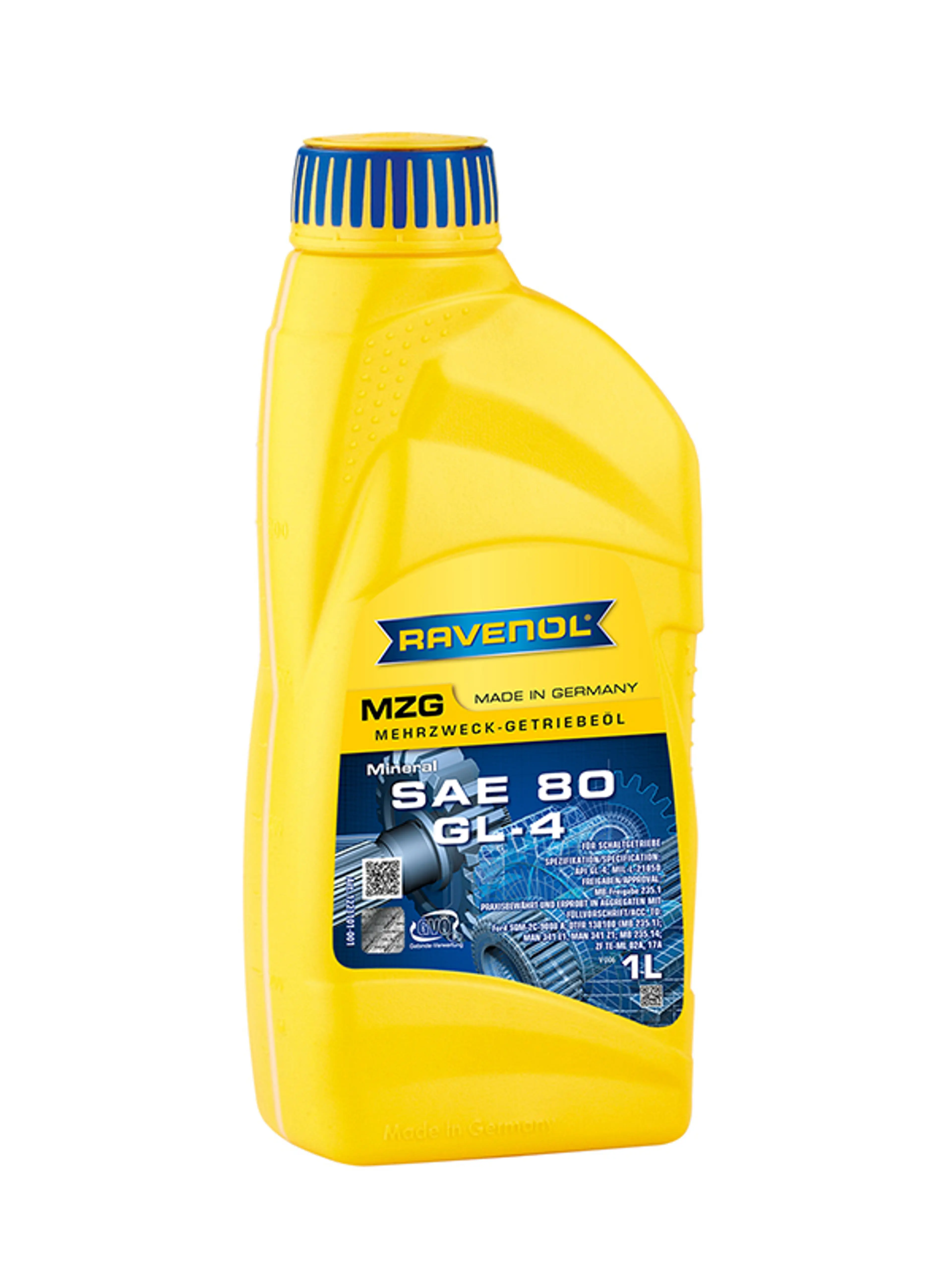 RAVENOL MZG 80W GL-4 1L