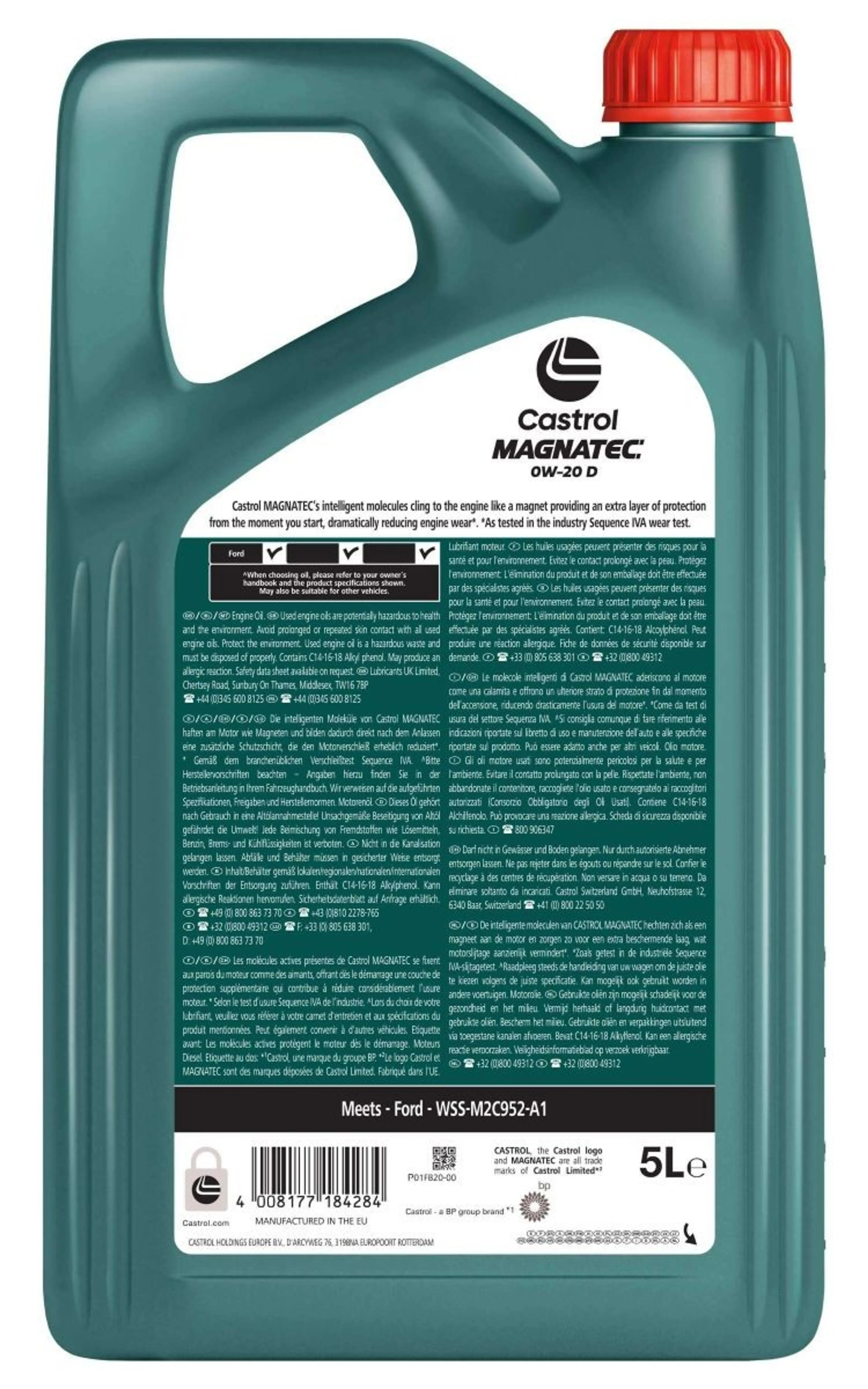 CASTROL MAGNATEC DIESEL 0W-20 D 5L