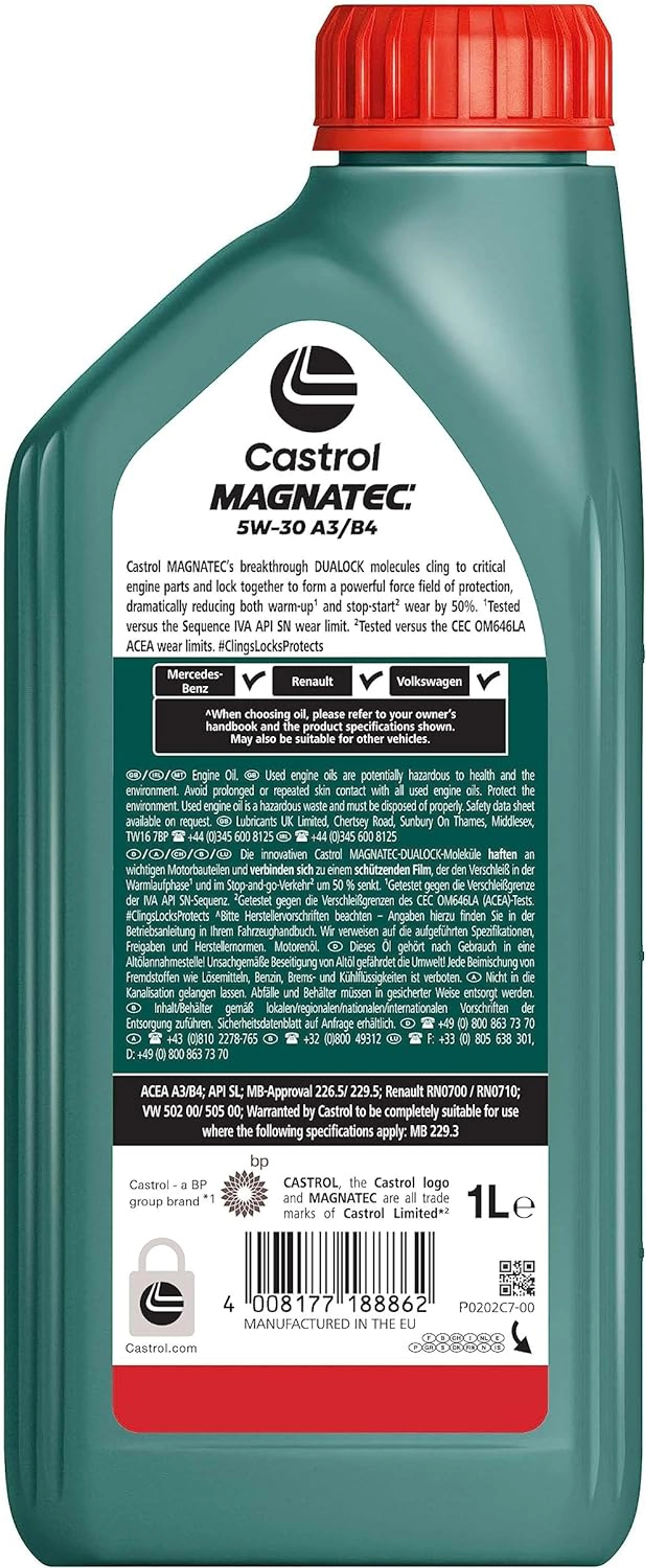 CASTROL MAGNATEC 5W-30 A3/B4 1L