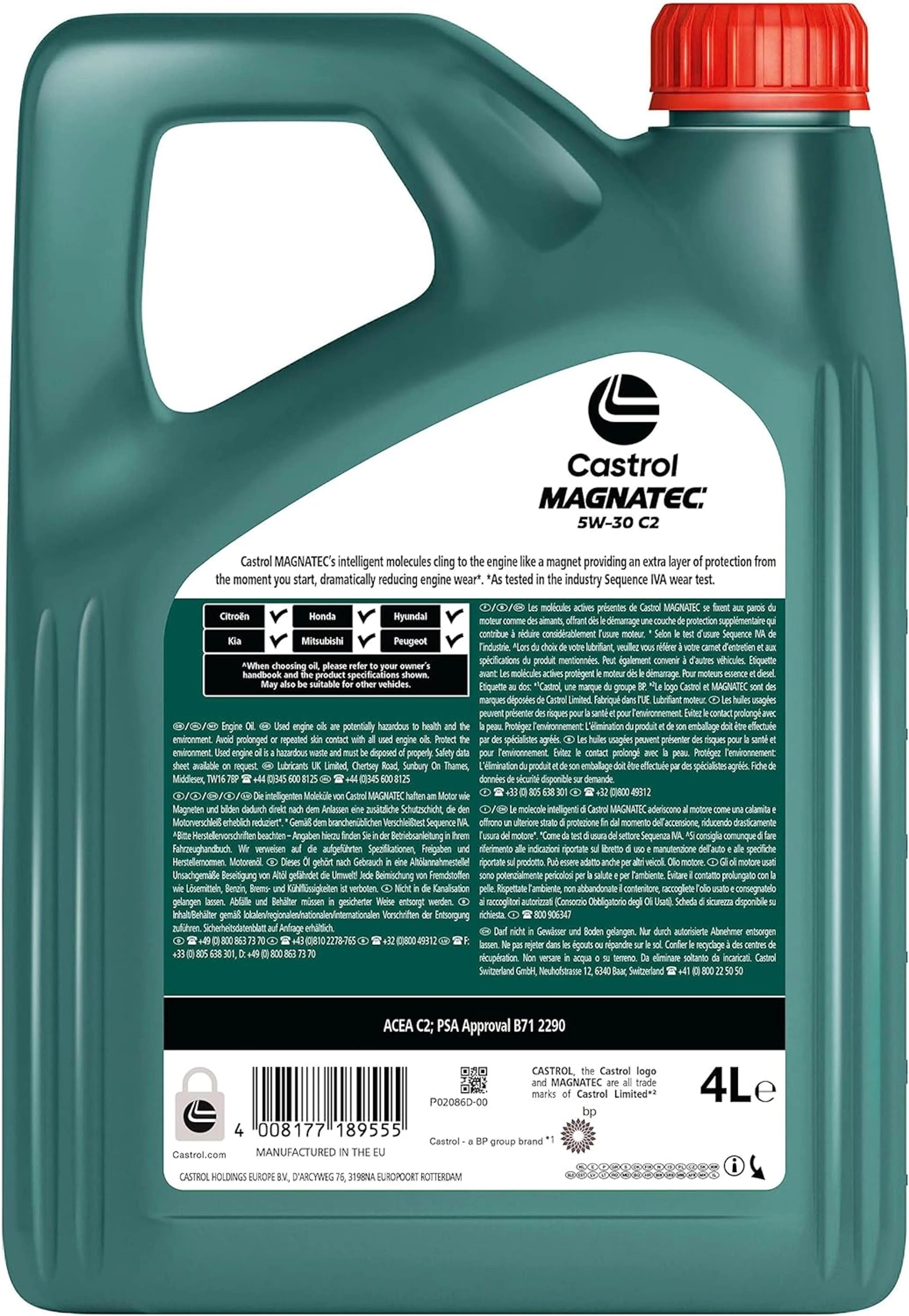 CASTROL MAGNATEC 5W-30 C2 4L