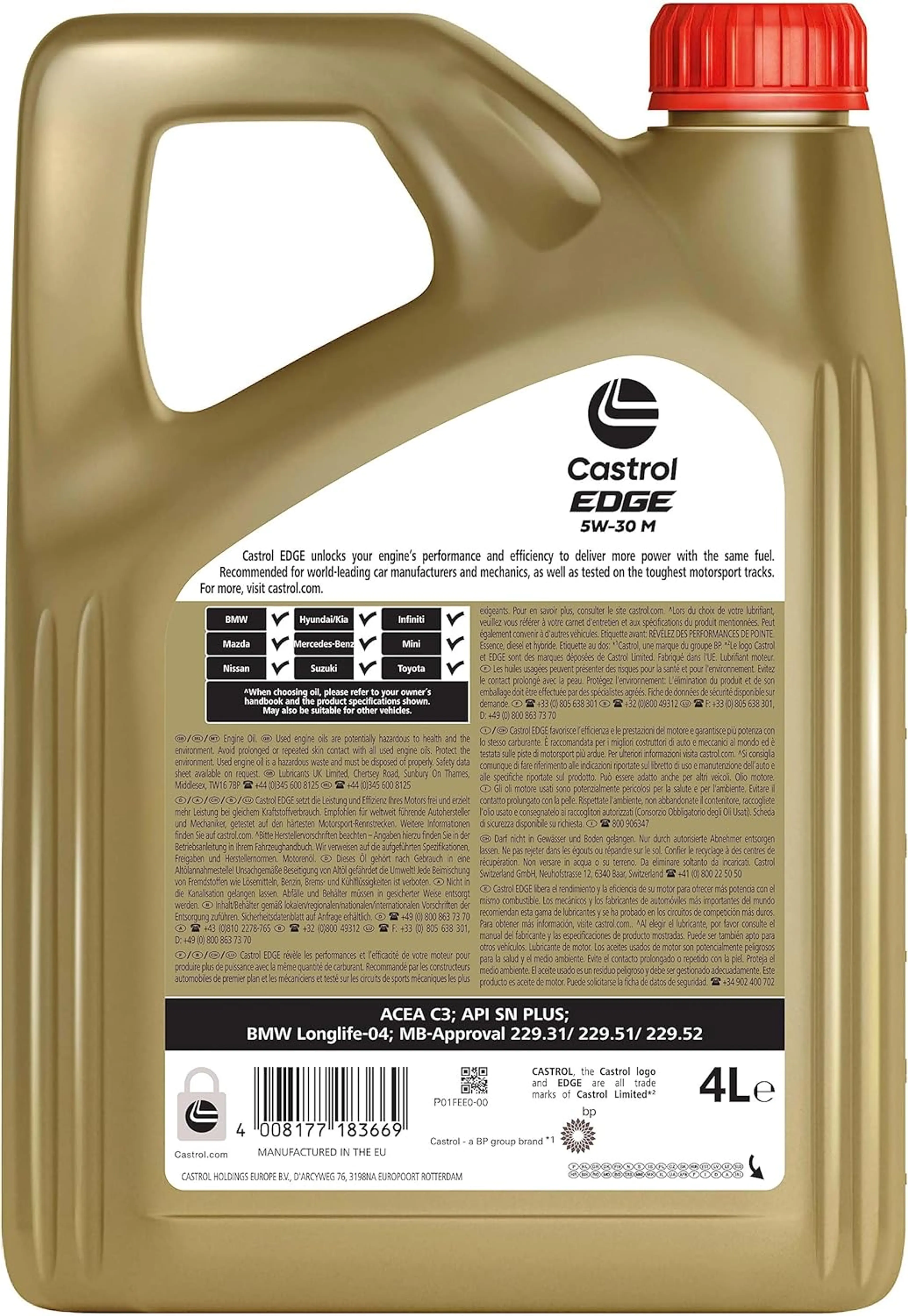 CASTROL EDGE 5W-30 M 4L