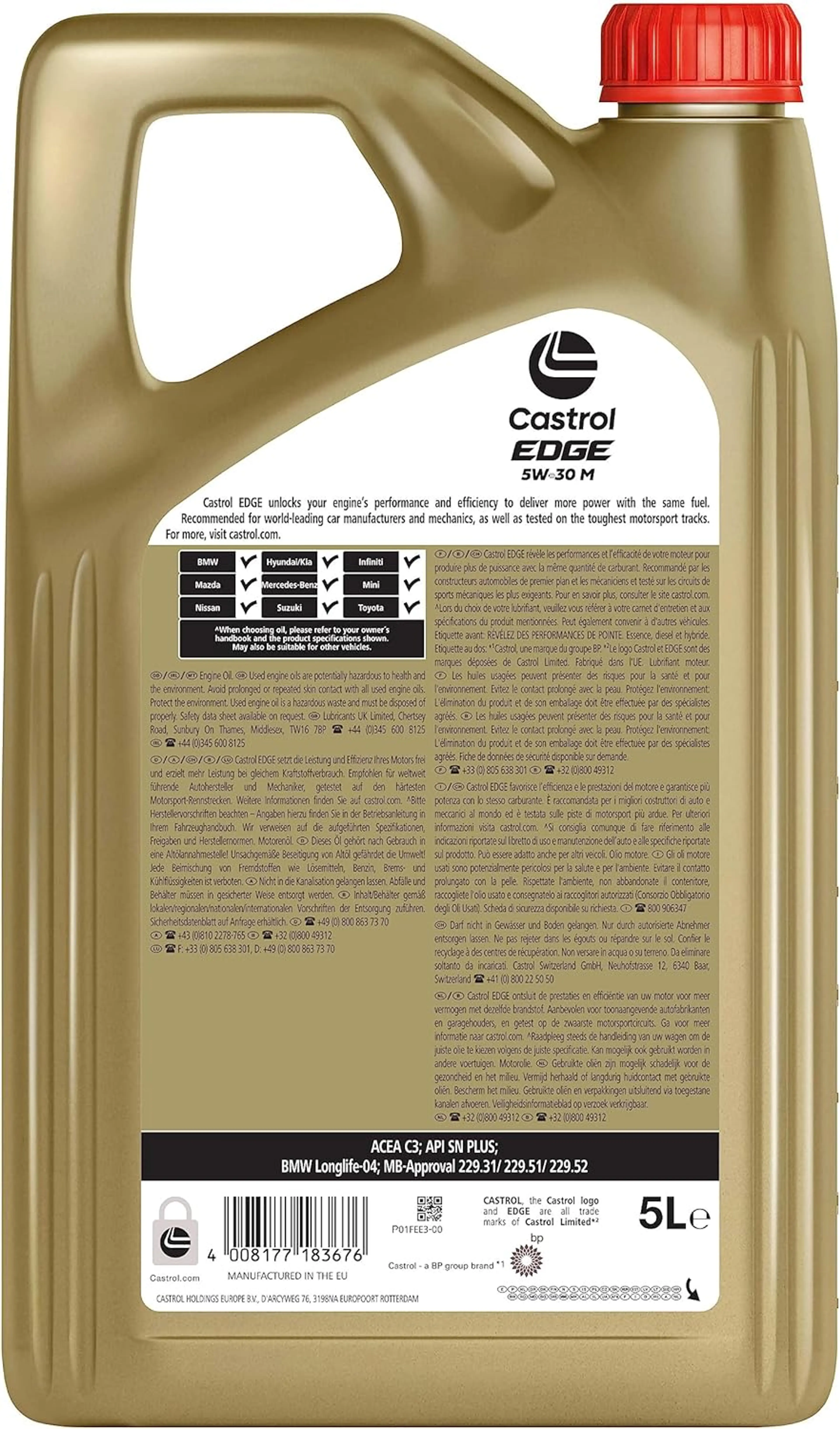 CASTROL EDGE 5W-30 M 5L