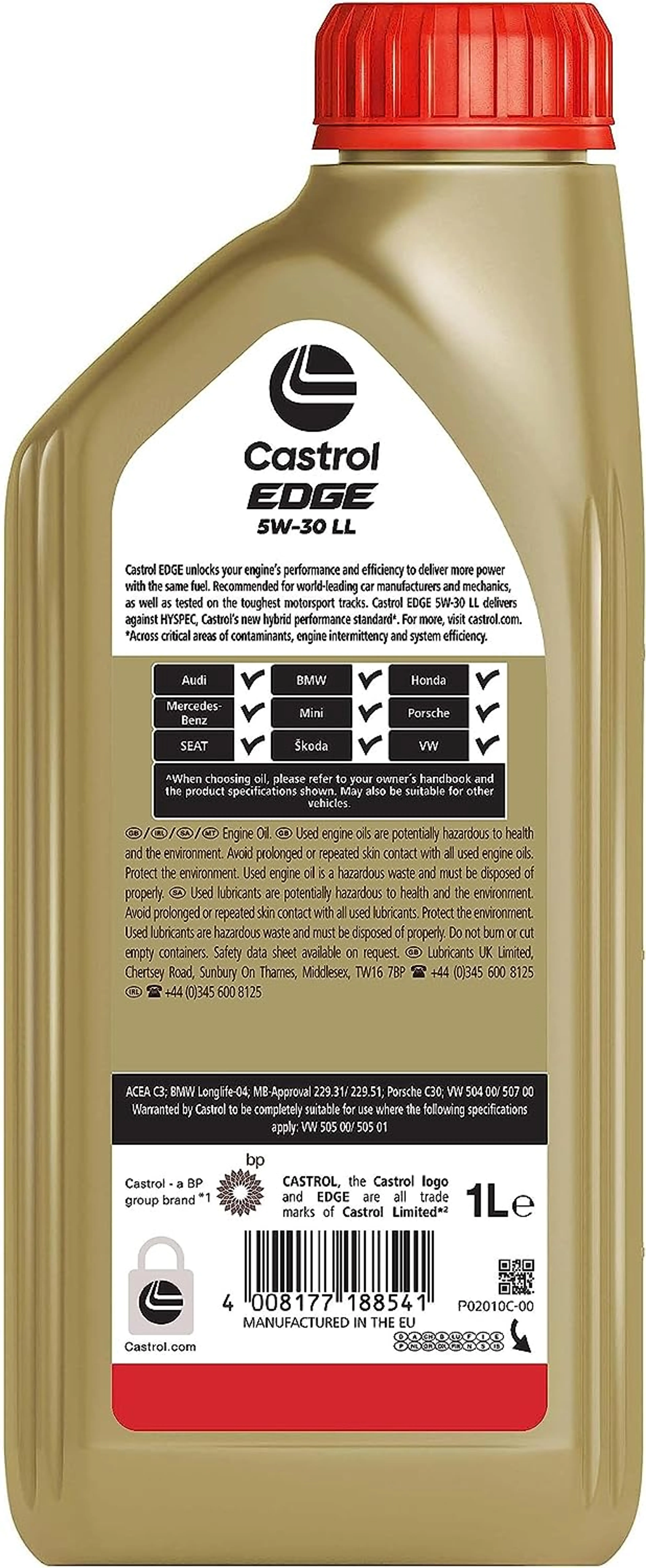 CASTROL EDGE 5W-30 LL 1L