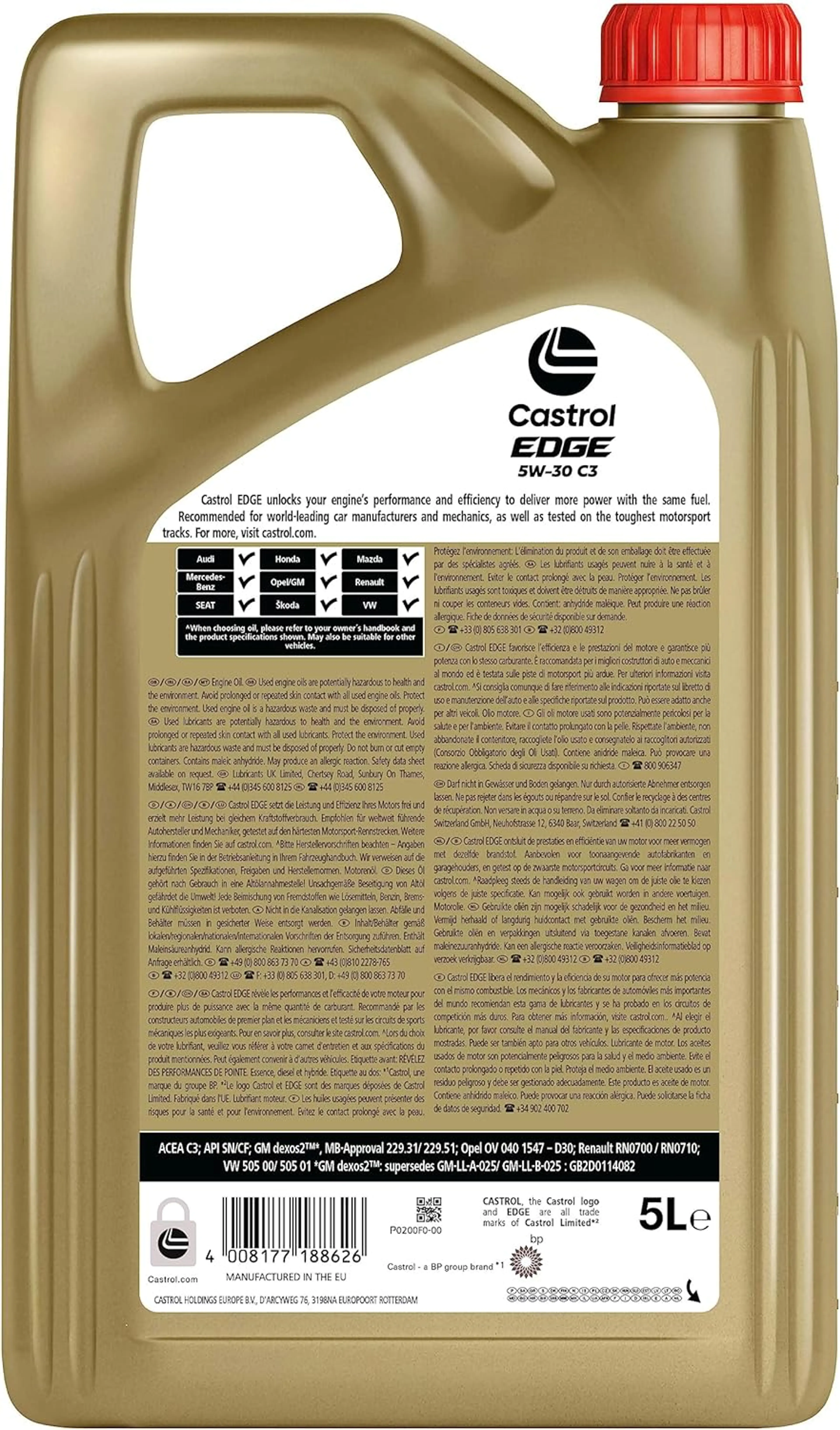 CASTROL EDGE 5W-30 C3 5L