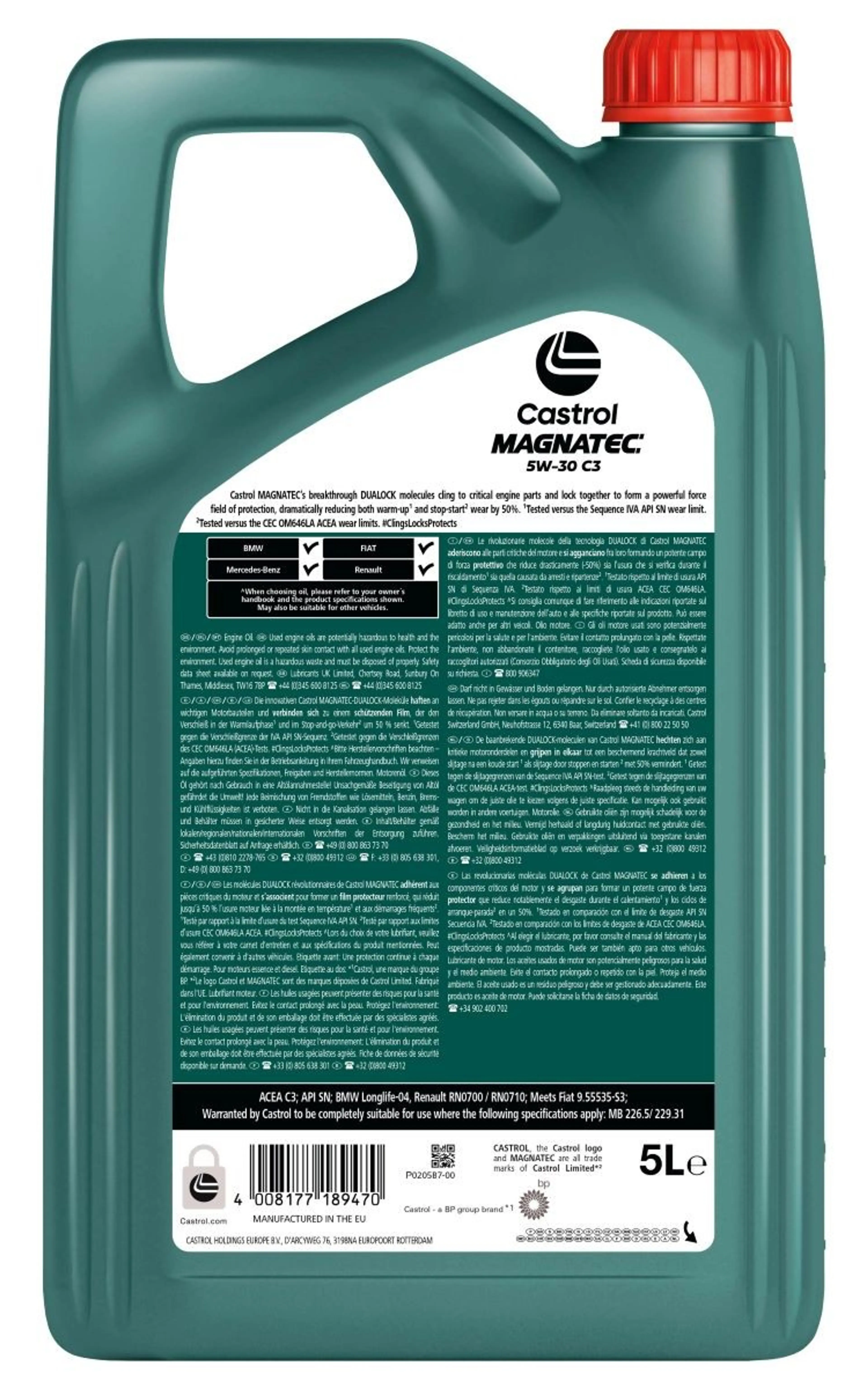 CASTROL MAGNATEC 5W-30 C3 5L