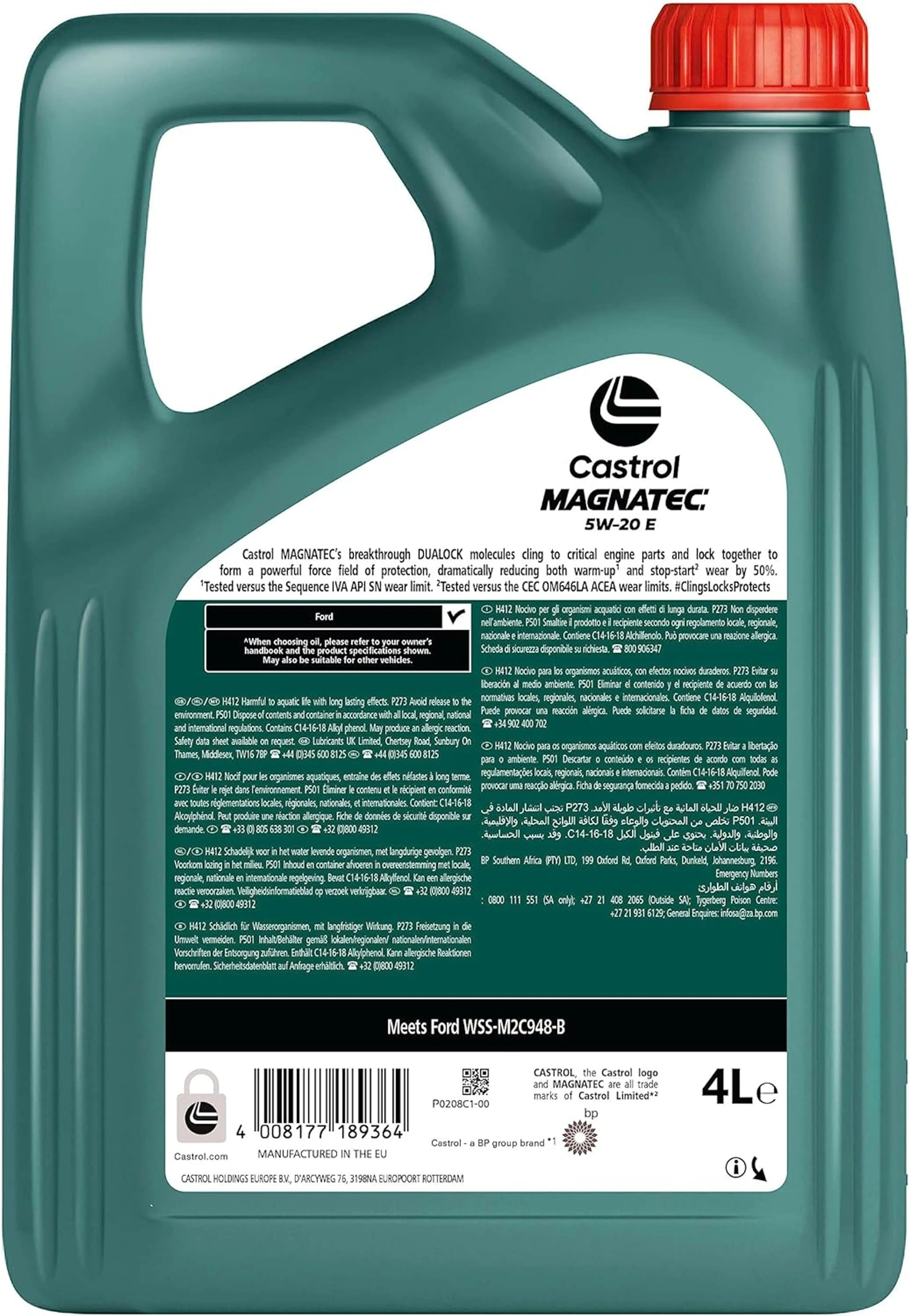 CASTROL MAGNATEC 5W-20 E 4L