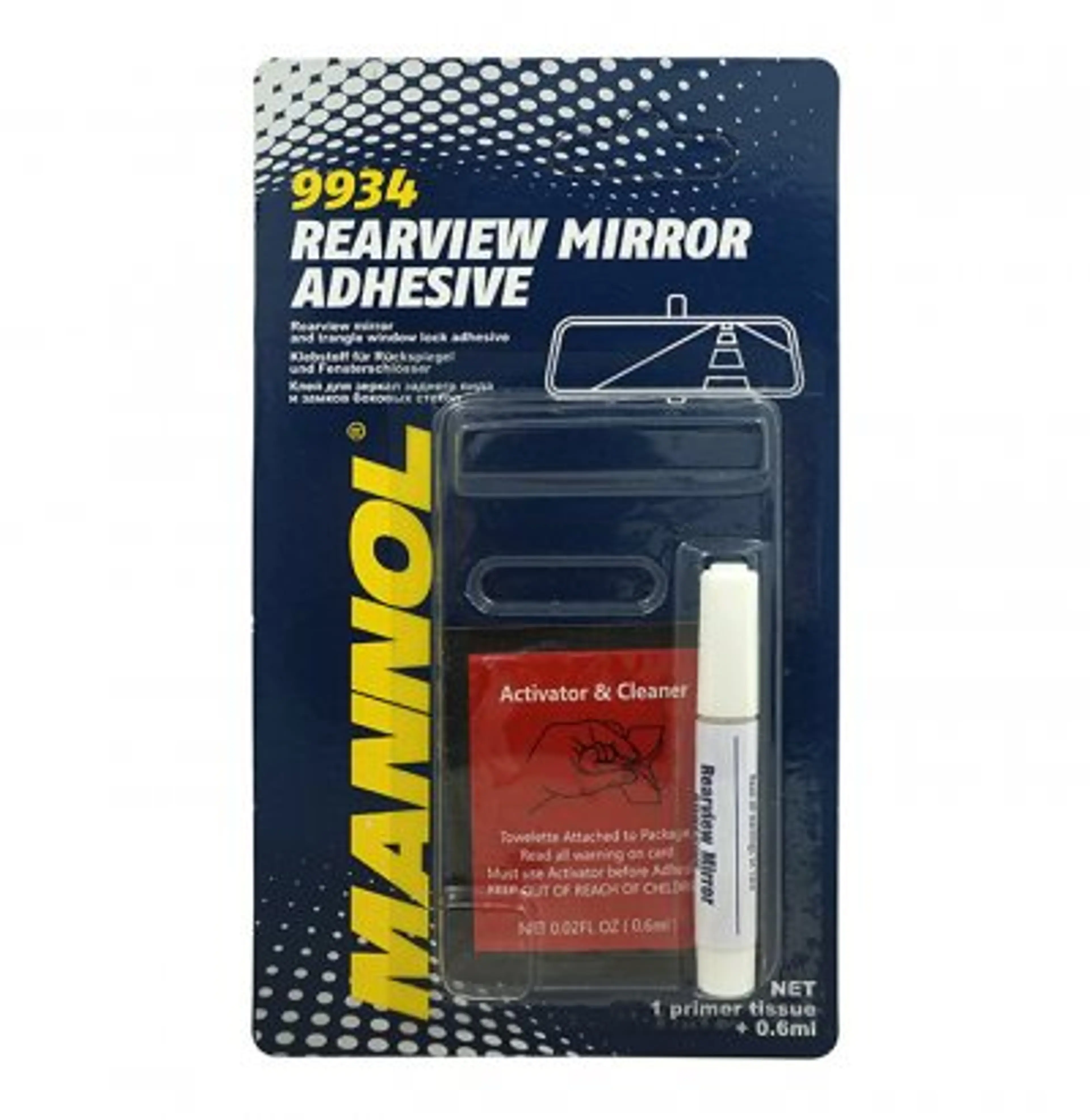 MANNOL ADHESIVO ESPEJO RETROVISOR