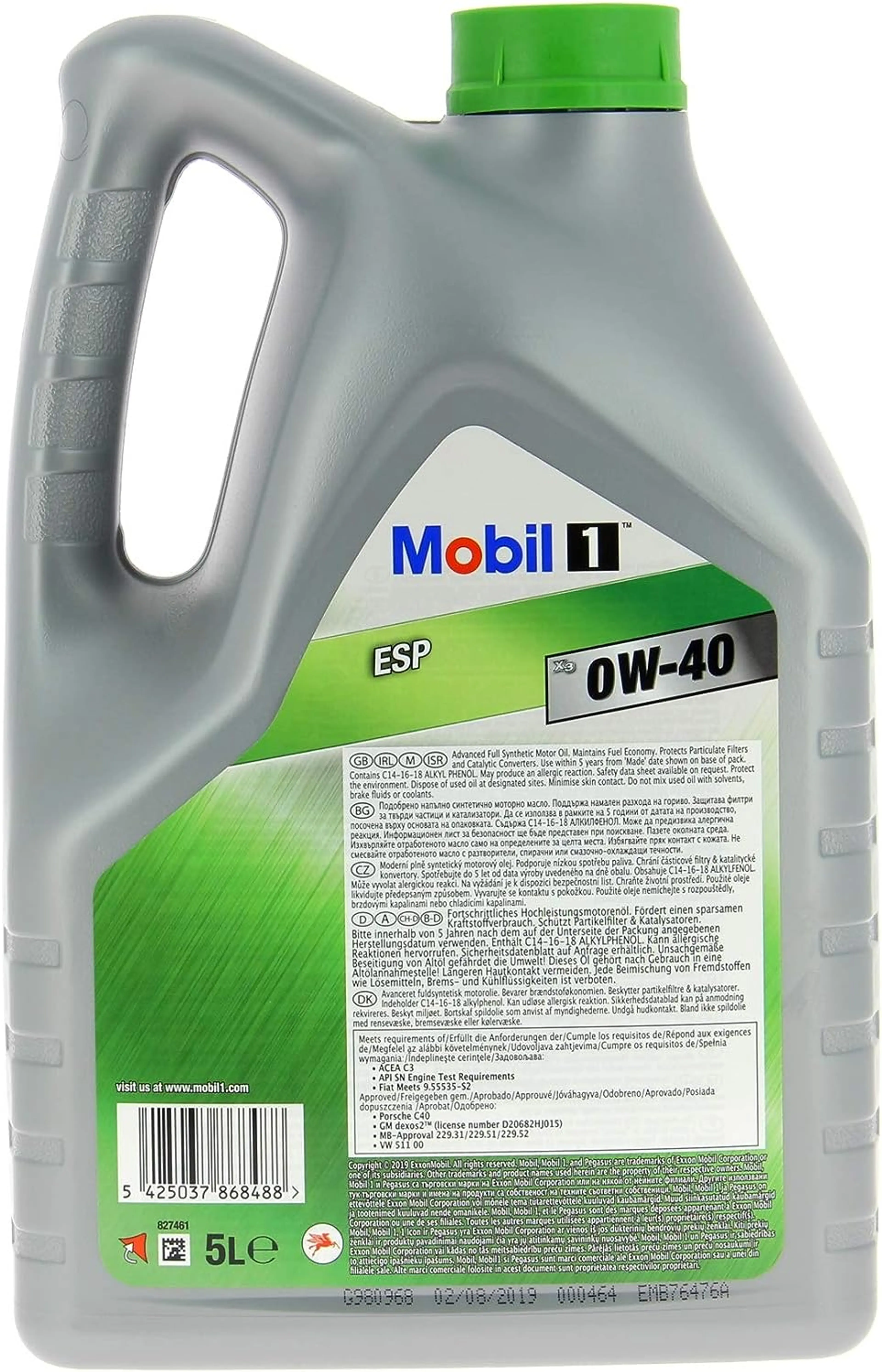 MOBIL 1 ESP X3 0W-40 5L