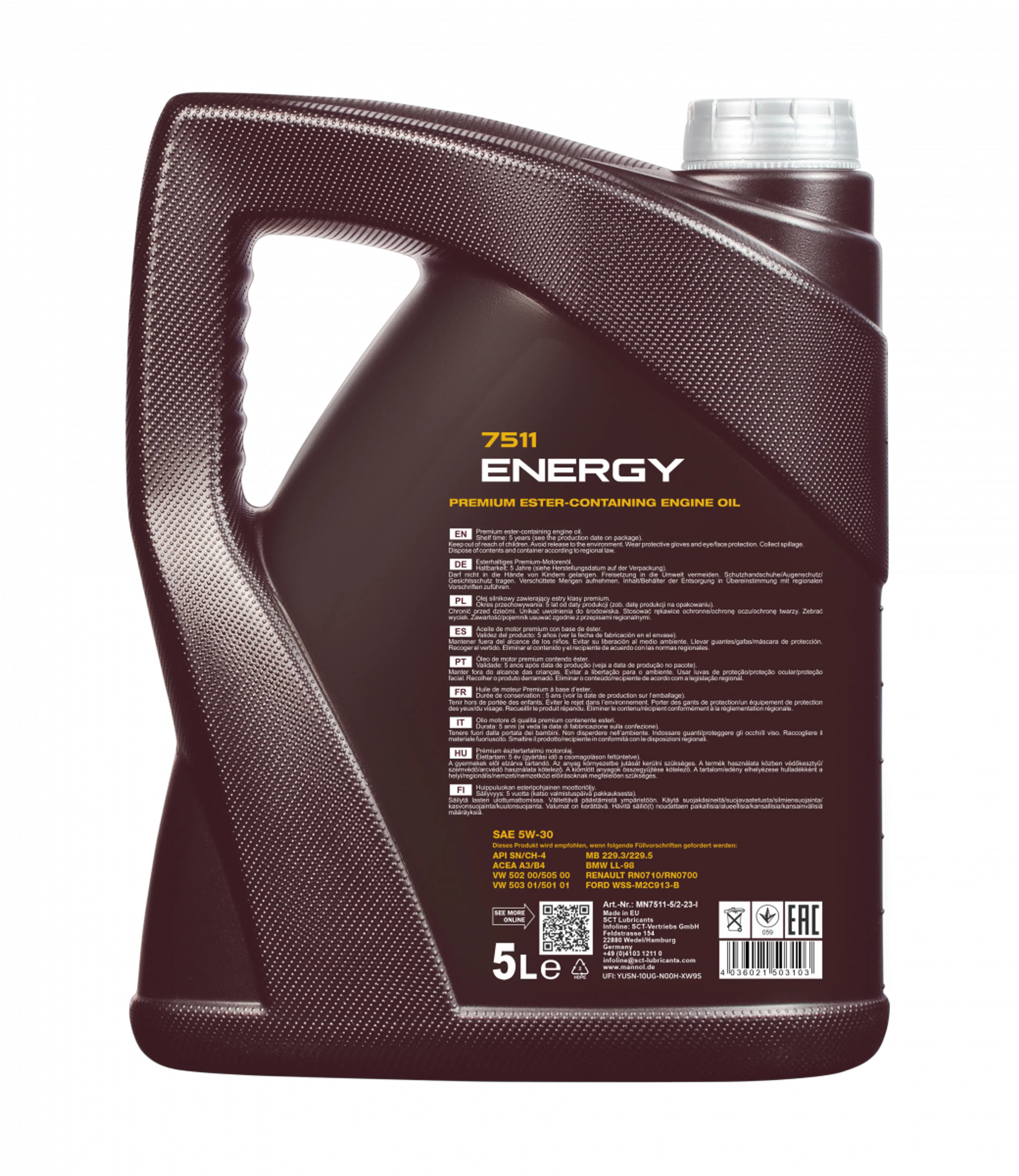 MANNOL ENERGY 5W-30 5L