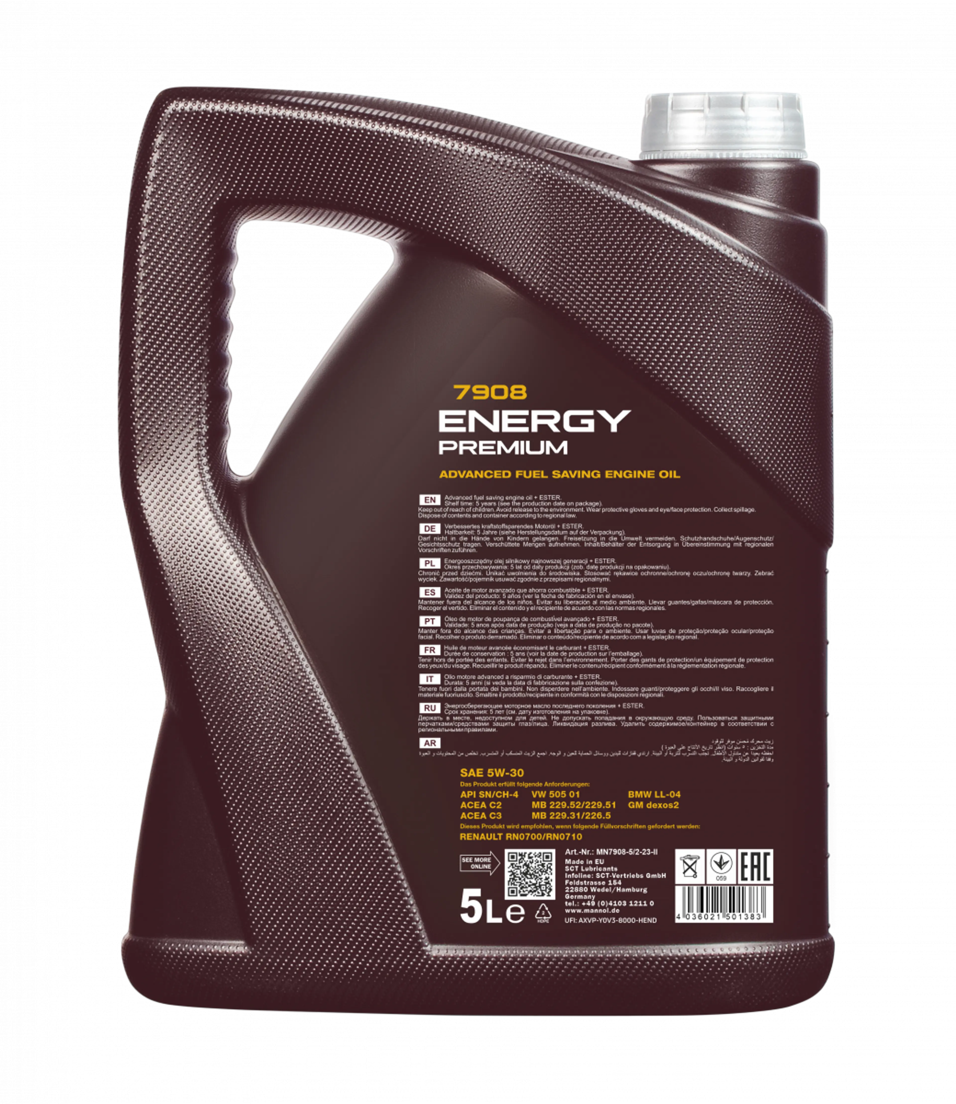 MANNOL ENERGY PREMIUM 5W-30 5L