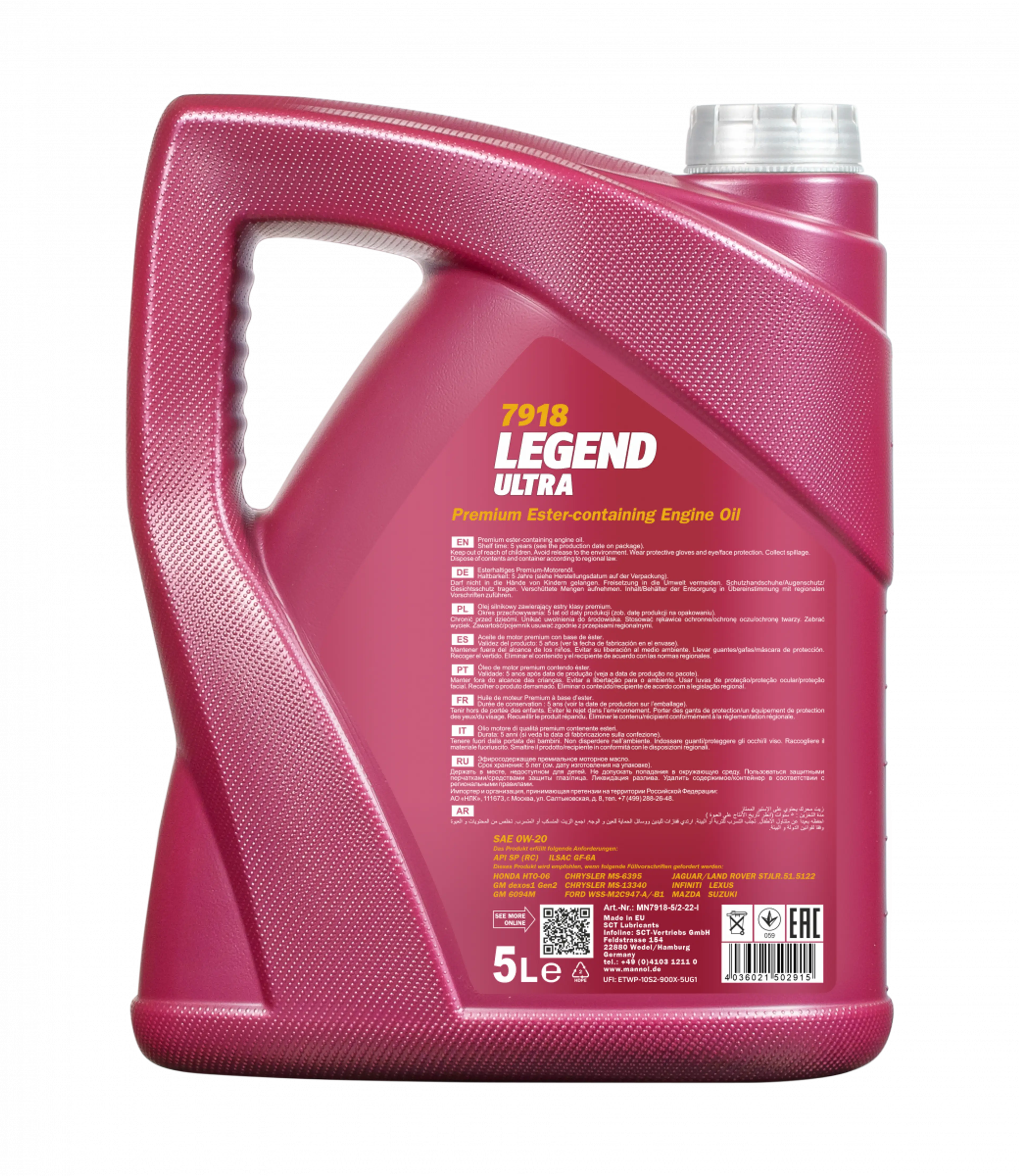 MANNOL LEGEND ULTRA 0W-20 5L