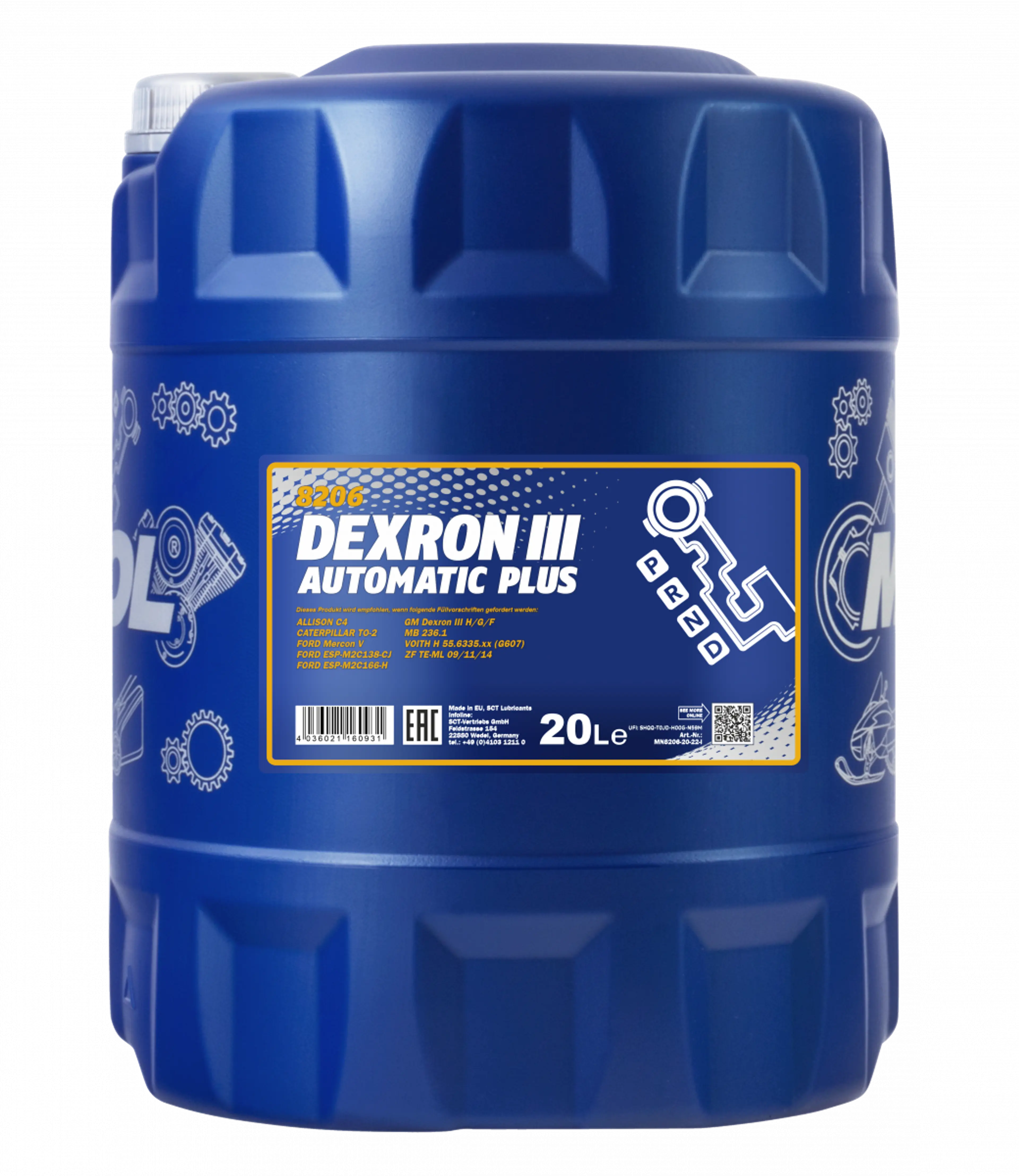 MANNOL ATF DEXRON III 20L