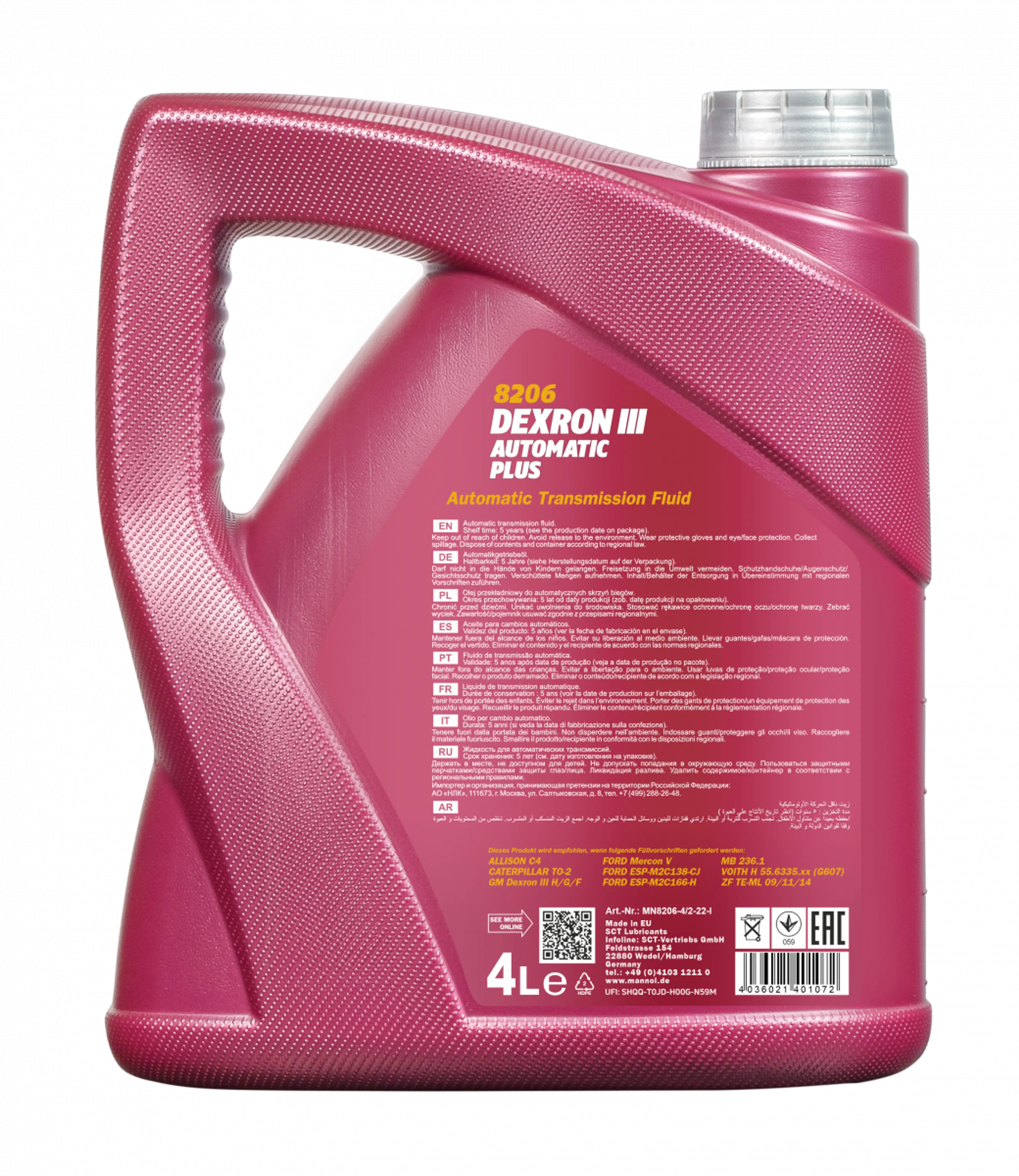 MANNOL ATF DEXRON III 4L