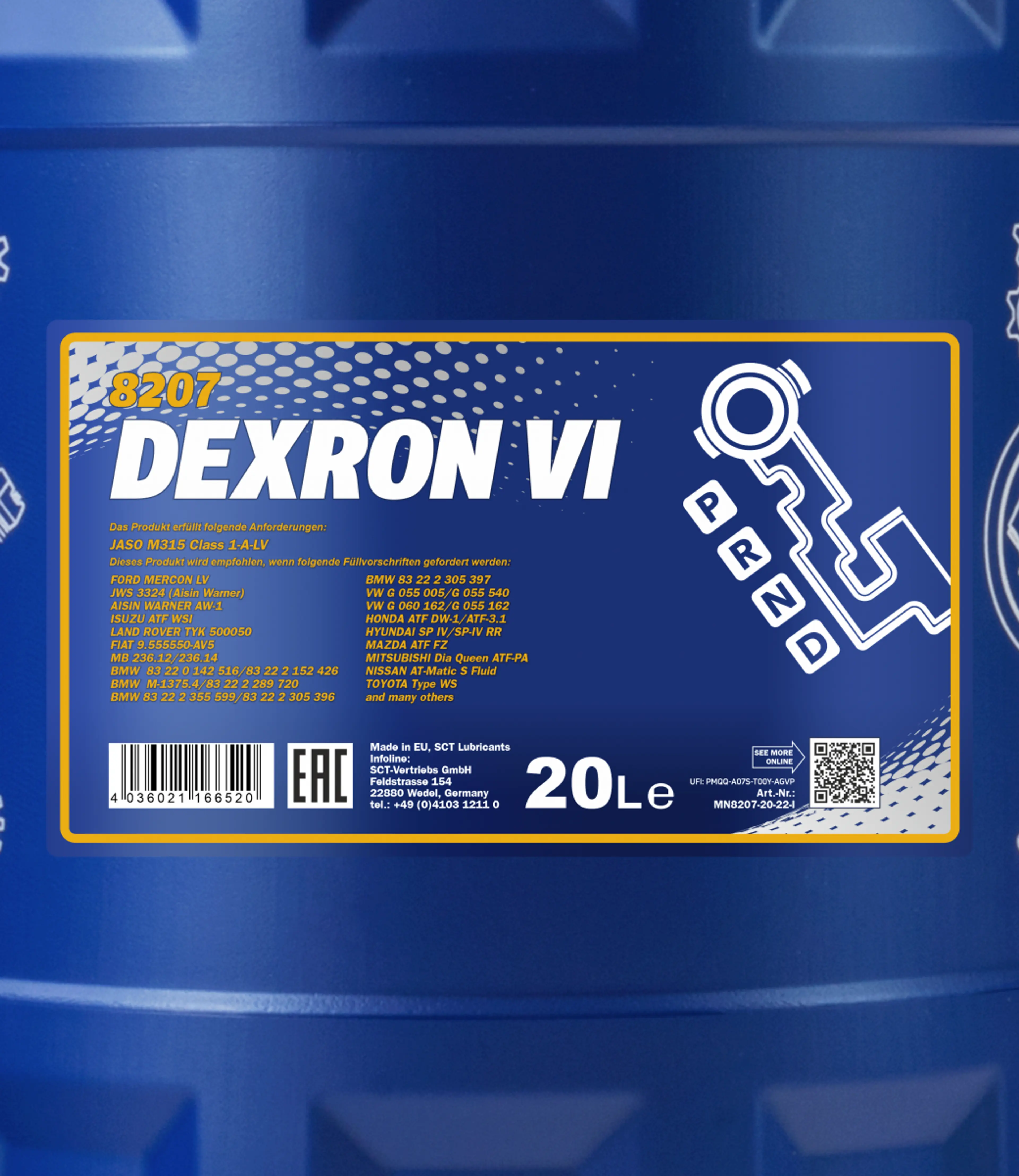 MANNOL ATF DEXRON VI 20L