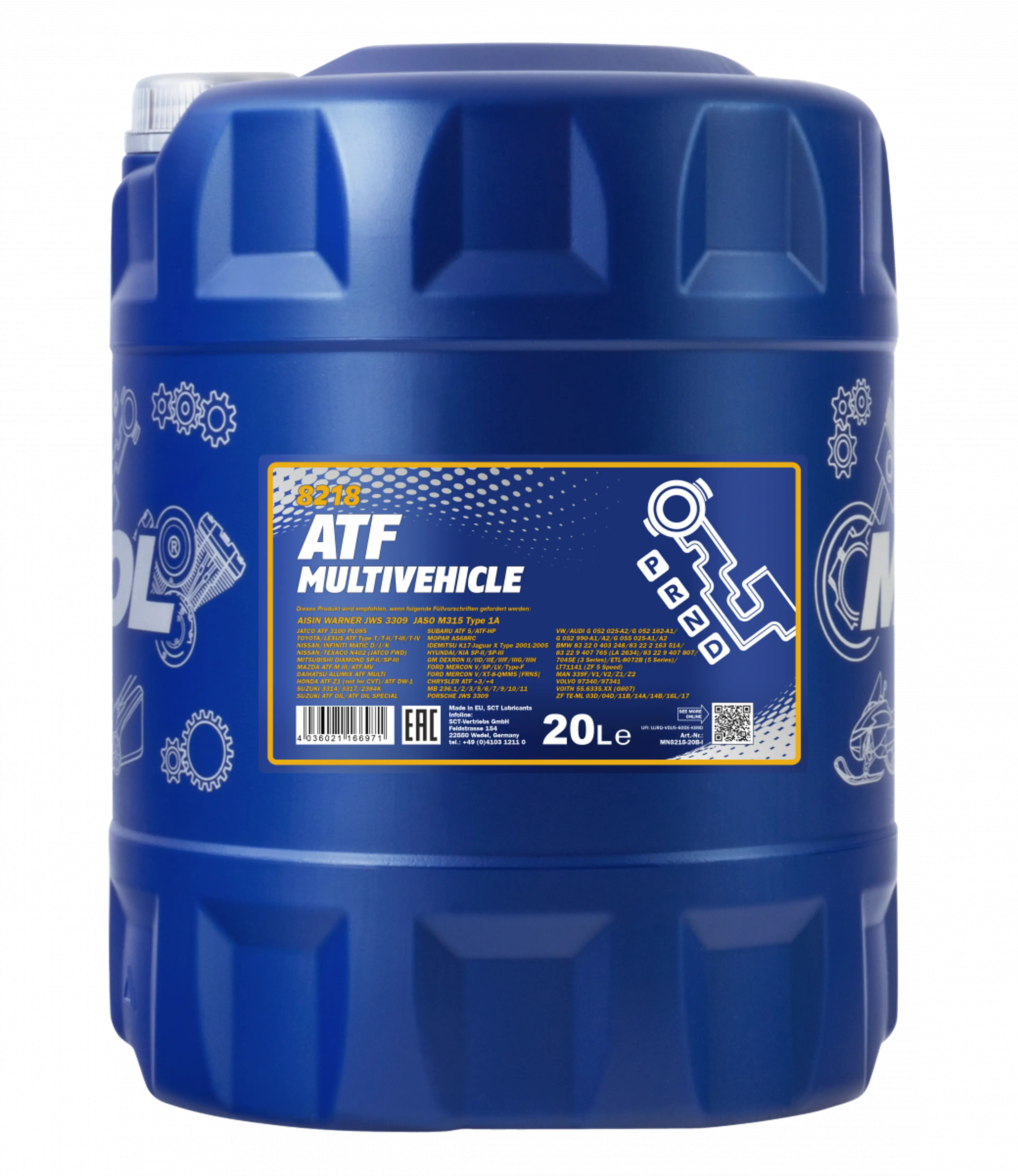 MANNOL ATF OEM 8218 JWS3309 20L