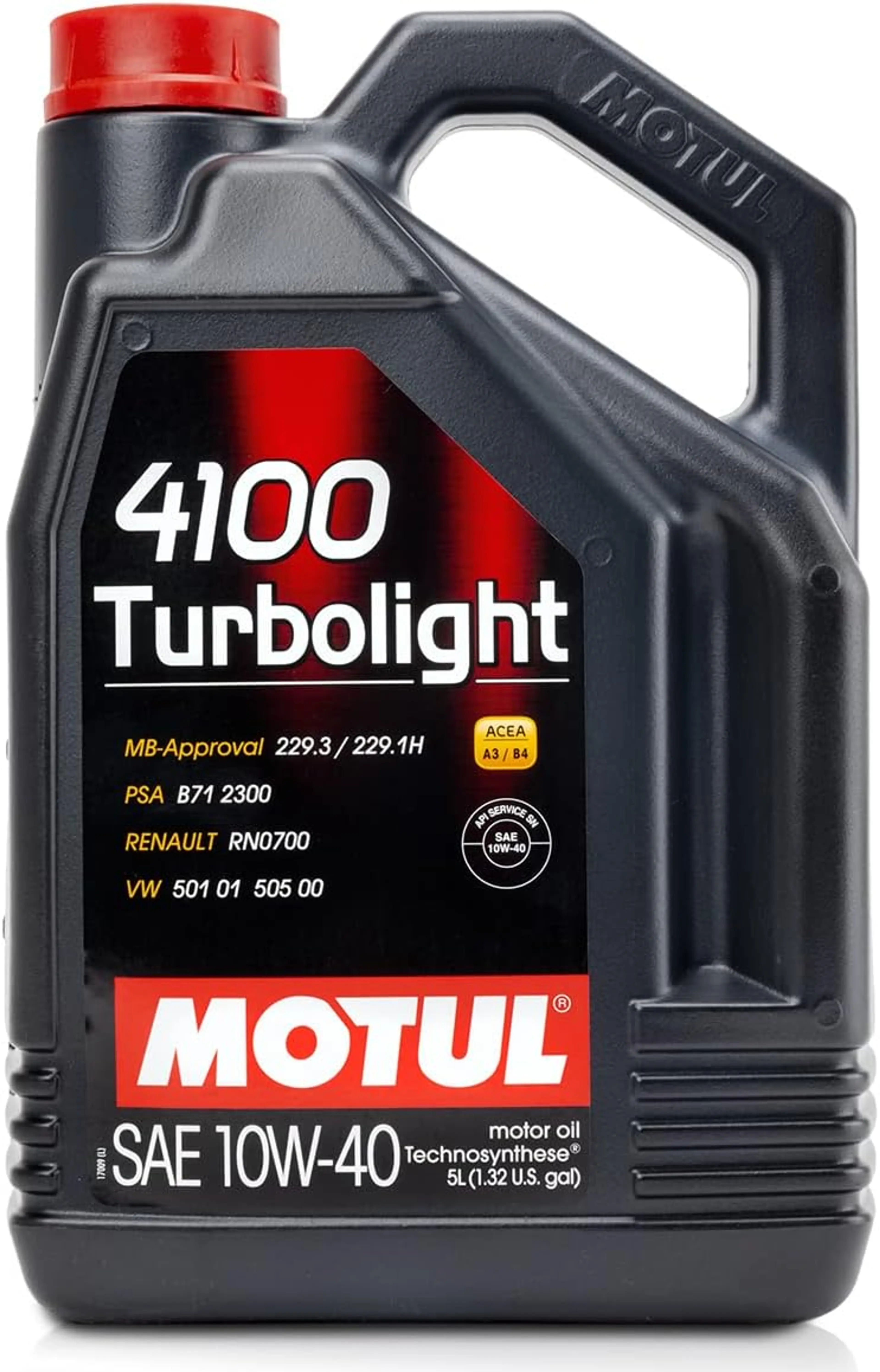 MOTUL 4100 TURBOLIGHT 10W-40 5L