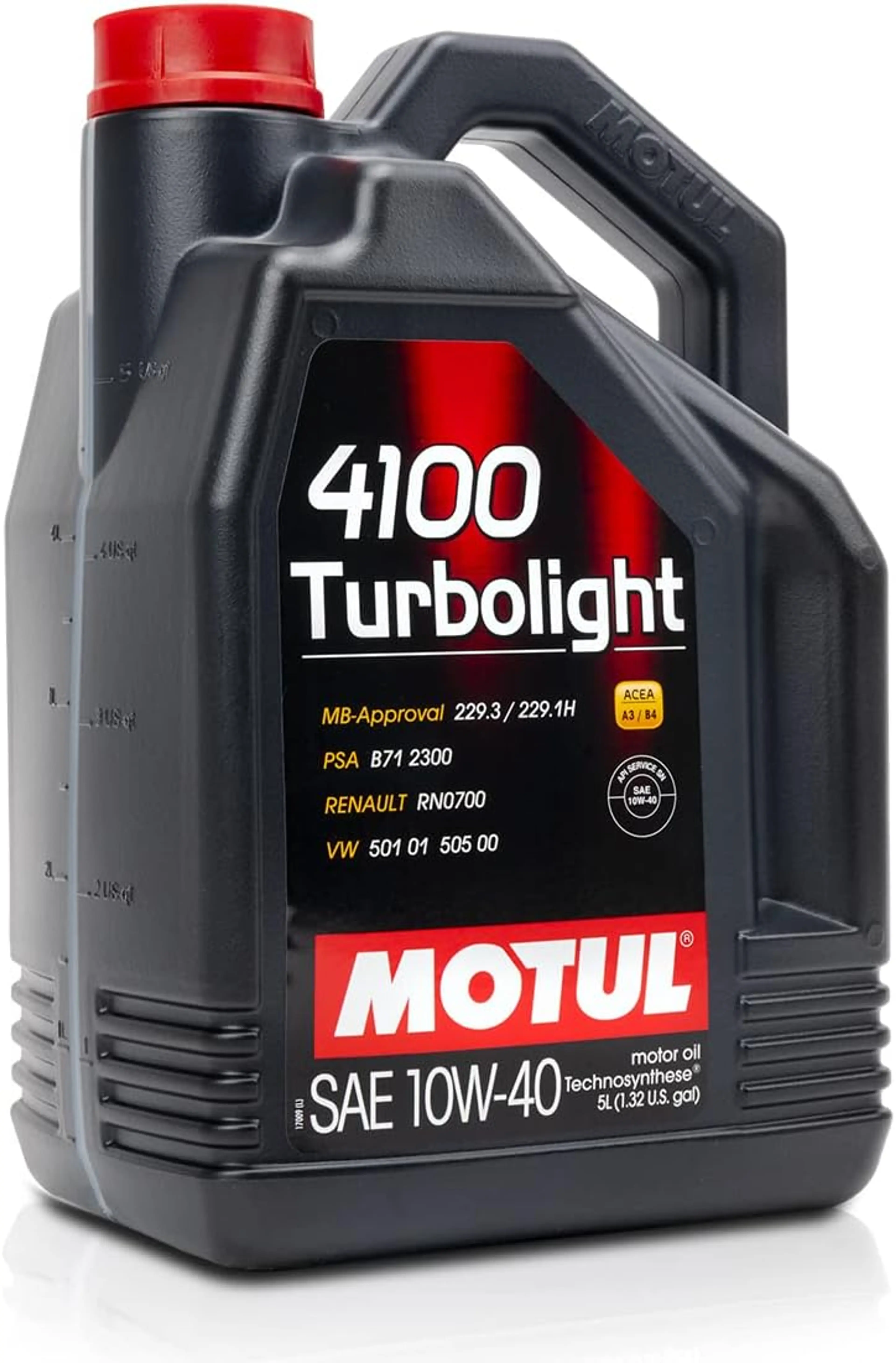 MOTUL 4100 TURBOLIGHT 10W-40 5L