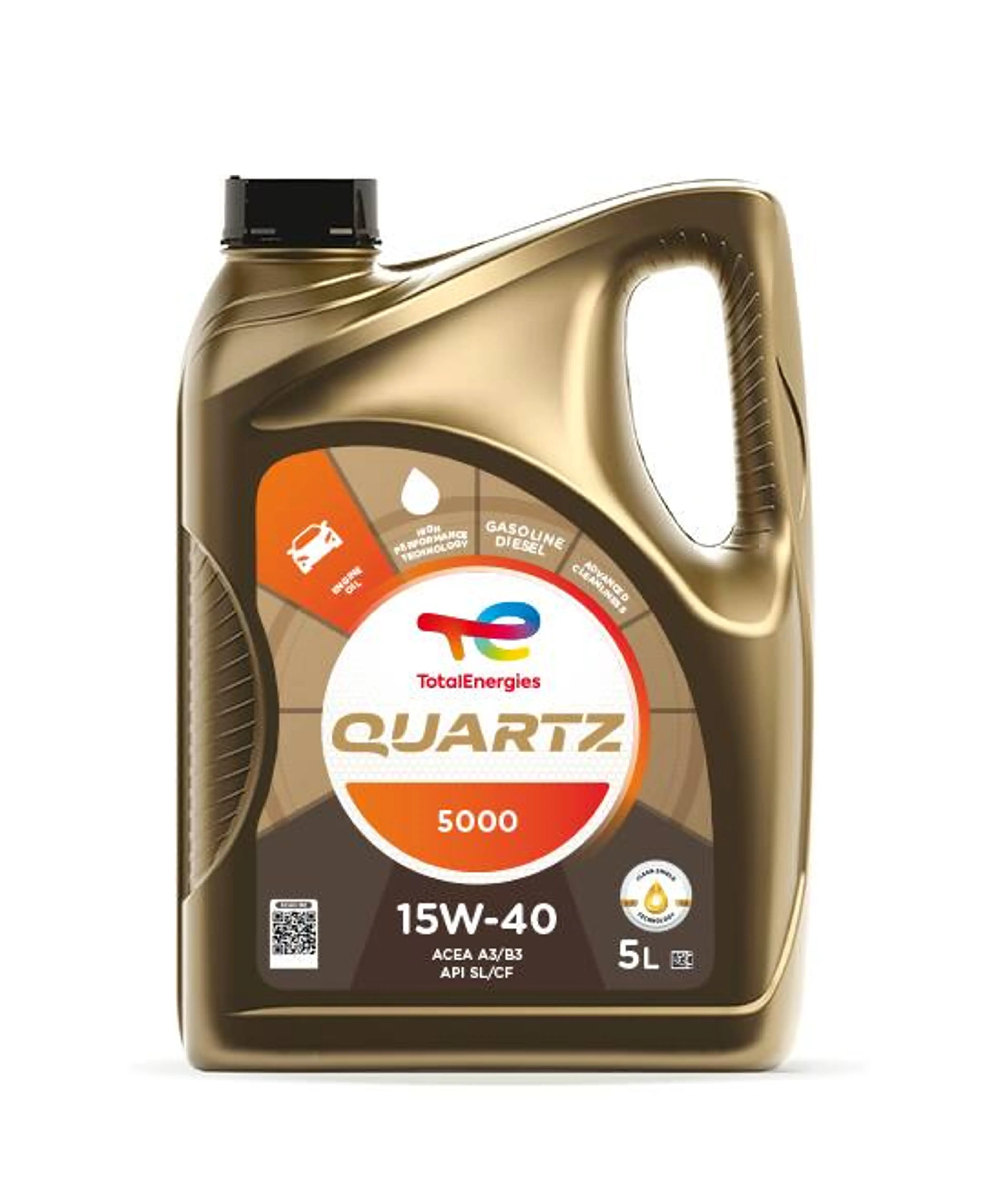 TOTAL QUARTZ 5000 15W-40 5L