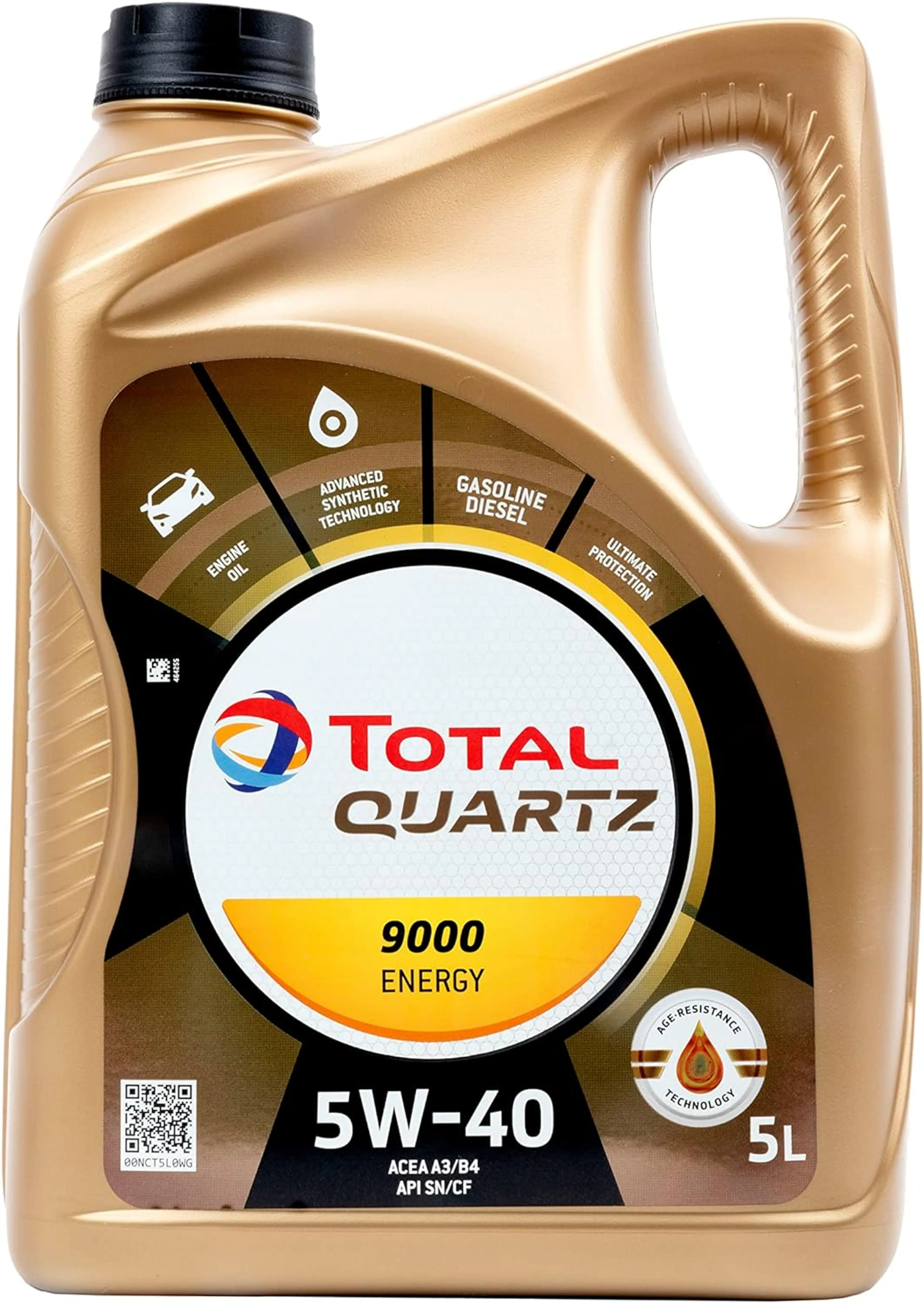 TOTAL QUARTZ 9000 ENERGY 5W-40 5L